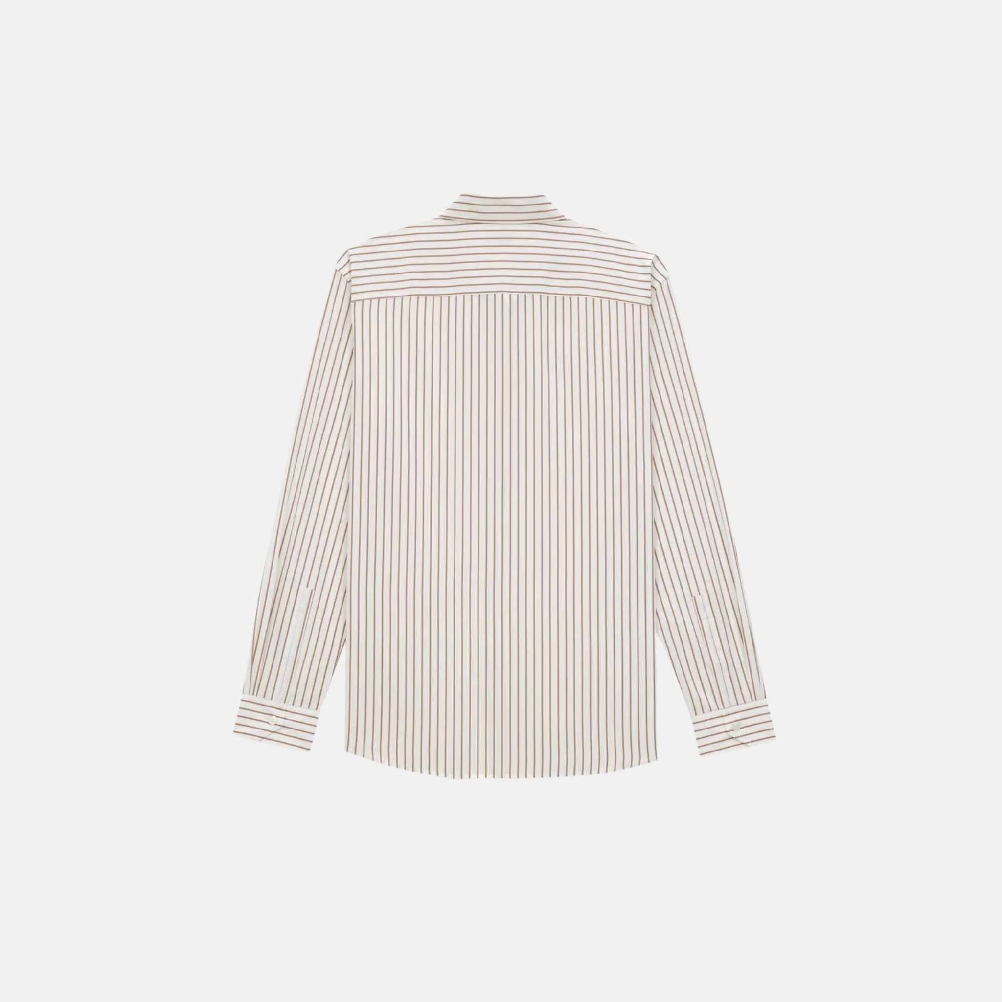Cassandre Shirt In Striped Cotton Poplin - Image 2
