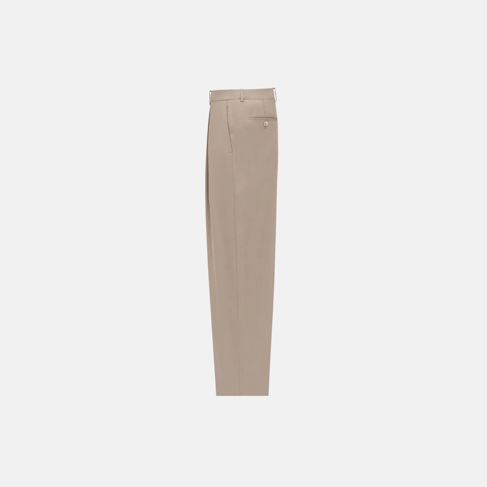 High Waisted Pants In Cashmere - Image 2