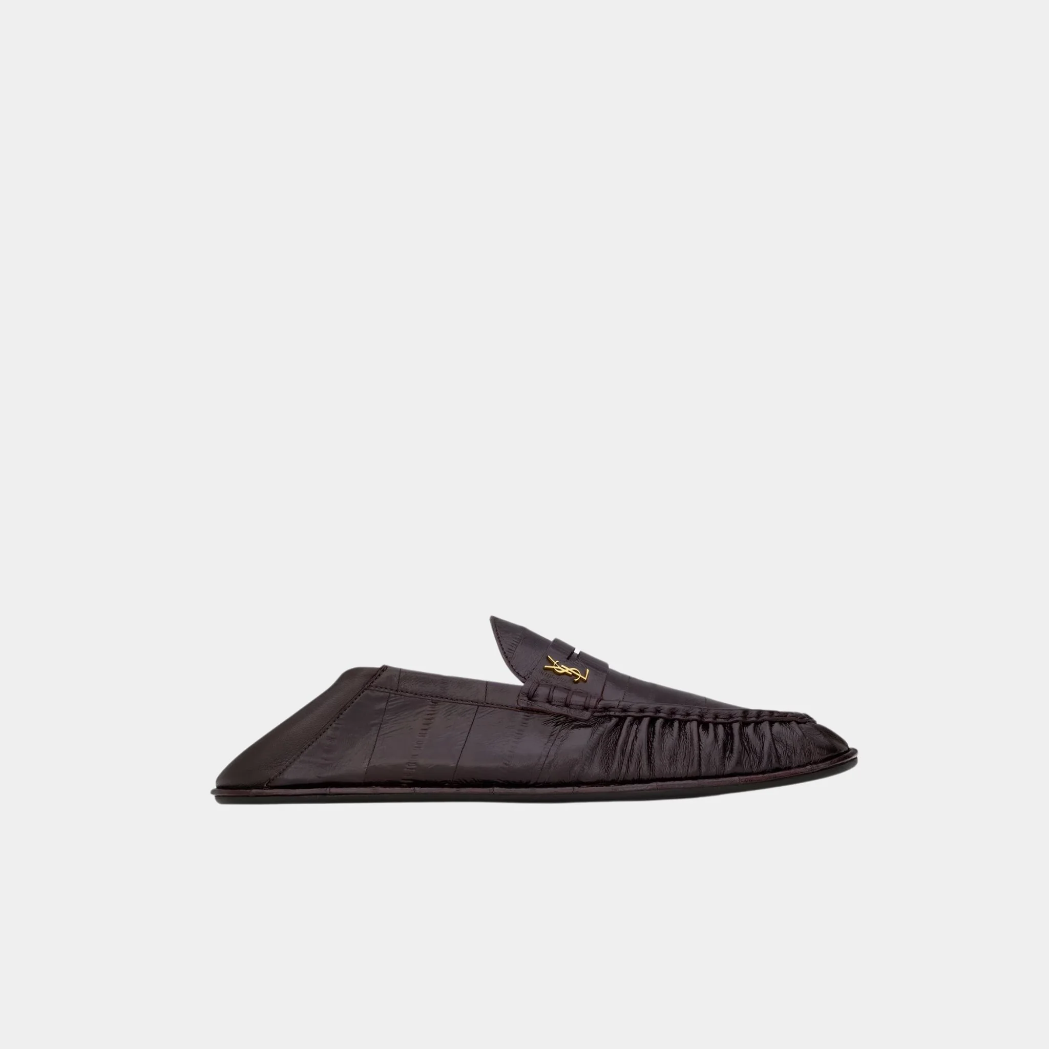 Le Loafer Foldable in Burnt Brown Eel - Image 2