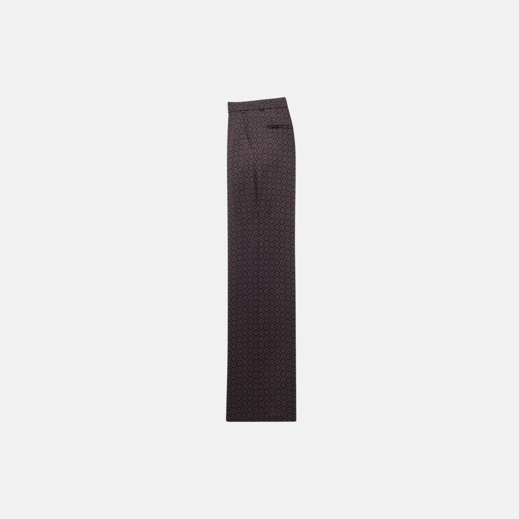 Paisley Pants In Silk Twill - Image 4