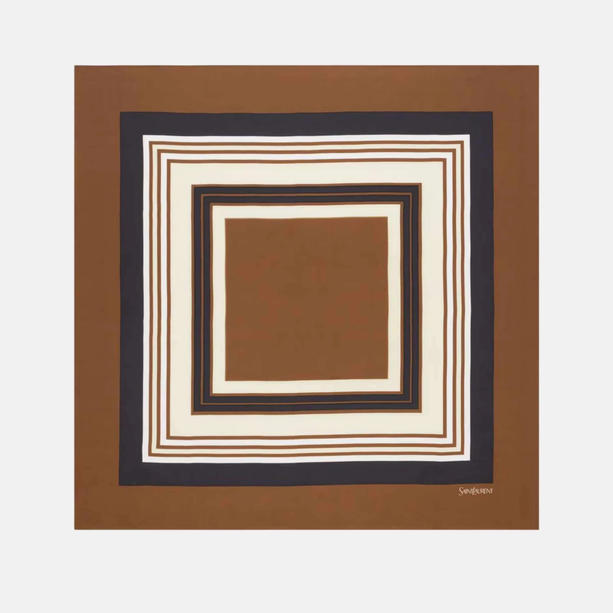 Square Scarf In Square Silk Twill - Image 2